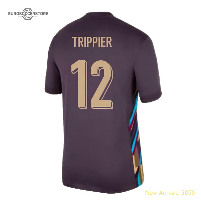 2024-2025 England Away Shirt (Trippier 12)-Vantage Point Soccer