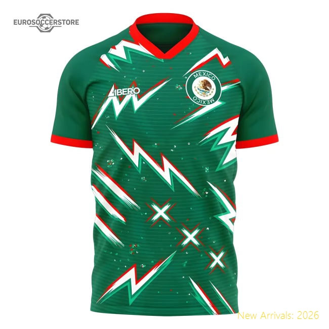 2025-2026 Mexico Pre-Match Concept Shirt Womens-Vantage Point Soccer