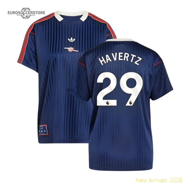 Arsenal Terrace Icons Shirt (Navy) (Havertz 29)-Vantage Point Soccer