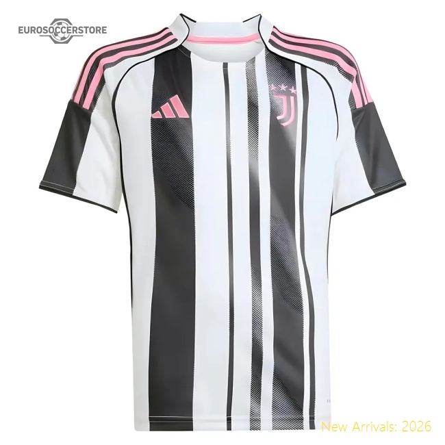 2025-2026 Juventus Home Shirt (Kids)-Vantage Point Soccer