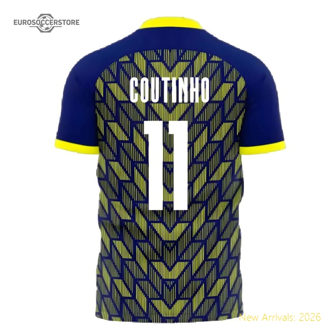Brazil 2025-2026 Special Edition Concept Football Kit (Airo) (COUTINHO 11)-Vantage Point Soccer
