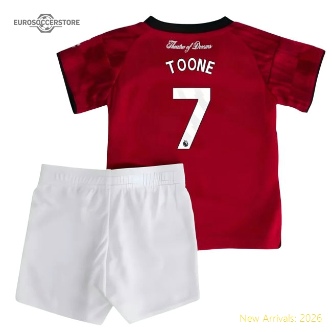 2025-2026 Man Utd Home Baby Kit (Toone 7)-Vantage Point Soccer