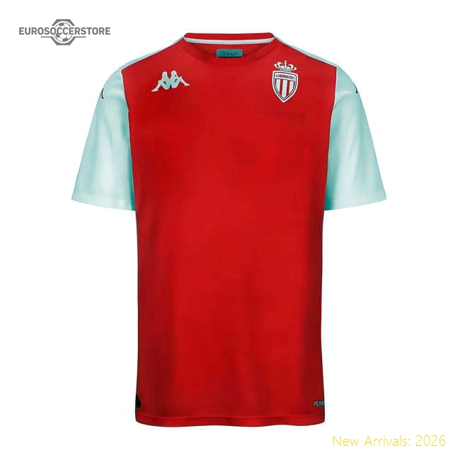 2024-2025 AS Monaco Player Training Shirt (Red)-Vantage Point Soccer