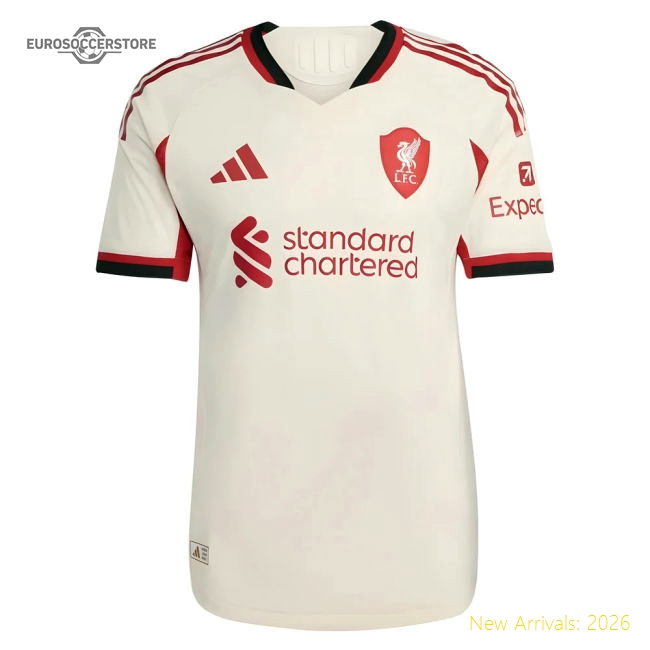 2025-2026 Liverpool Authentic Away Shirt-Vantage Point Soccer