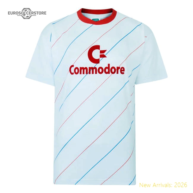 Score Draw Bayern Commodore 1984 Auswar Trikot Retro Football Shirt-Vantage Point Soccer