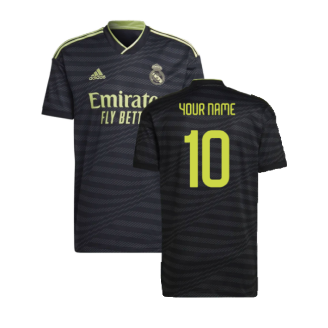 2022-2023 Real Madrid Third Shirt (Your Name)-Vantage Point Soccer