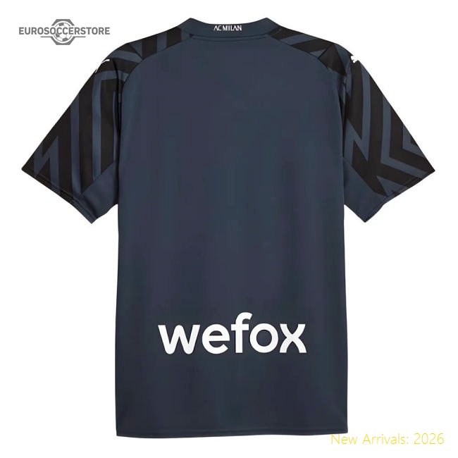 2023-2024 AC Milan Goalkeeper Home Shirt (Dark Night)-Vantage Point Soccer