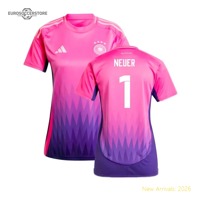 2024-2025 Germany Away Shirt (Ladies) (Neuer 1)-Vantage Point Soccer