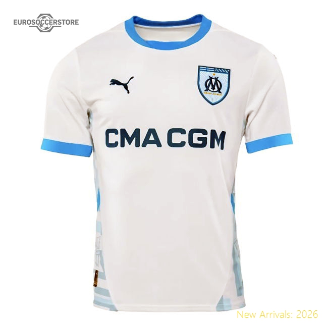 2024-2025 Marseille Home Shirt (Womens)-Vantage Point Soccer