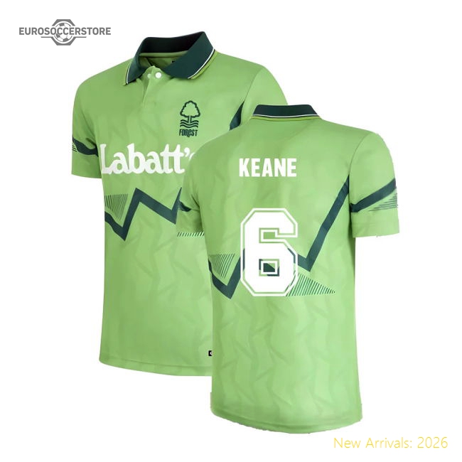 1993-1994 Nottingham Forest Third Retro Shirt (Keane 6)-Vantage Point Soccer