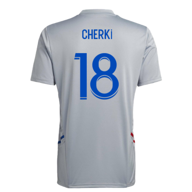 2022-2023 Olympique Lyon Training Jersey (Halo Silver) (Cherki 18)-Vantage Point Soccer