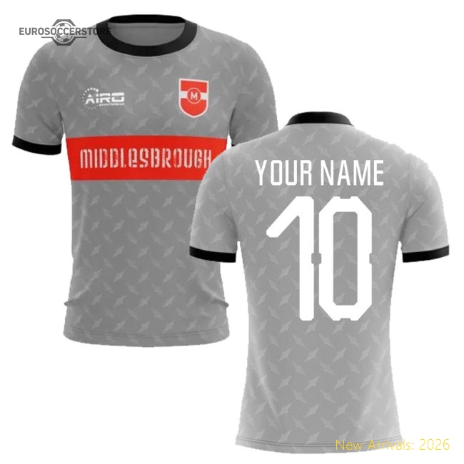 2025-2026 Middlesbrough Away Concept Football Shirt (Your Name)-Vantage Point Soccer
