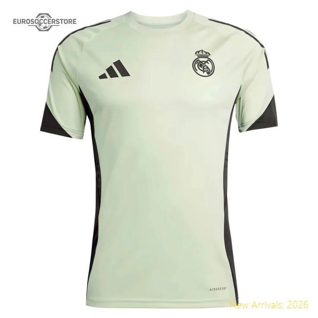 2025-2026 Real Madrid Training Jersey (Almost Lime)-Vantage Point Soccer
