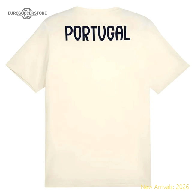 2025-2026 Portugal Casuals Tee (Sugared Almond)-Vantage Point Soccer