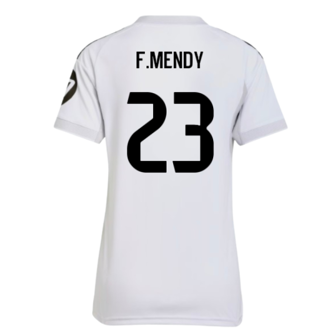 2025-2026 Real Madrid Home Shirt (Womens) (F.Mendy 23)-Vantage Point Soccer