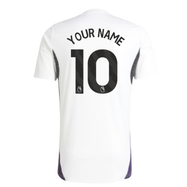 2025-2026 Man Utd Training Jersey (White) (Your Name)-Vantage Point Soccer