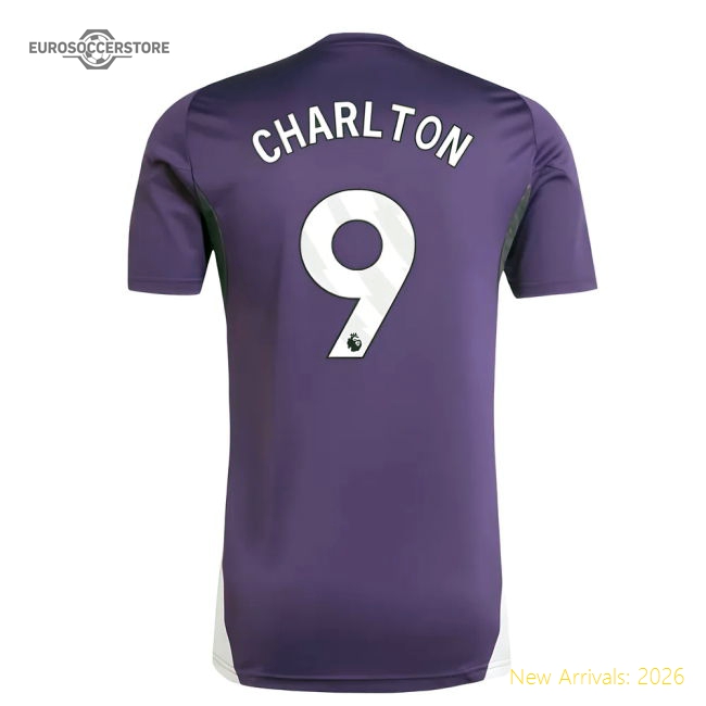 2025-2026 Man Utd Training Jersey (Aurora Plum) (Charlton 9)-Vantage Point Soccer