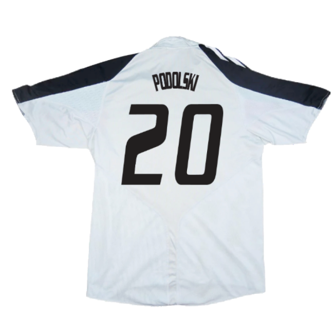 Germany 2004-06 Home Shirt ((Very Good) XL) (Podolski 20)-Vantage Point Soccer