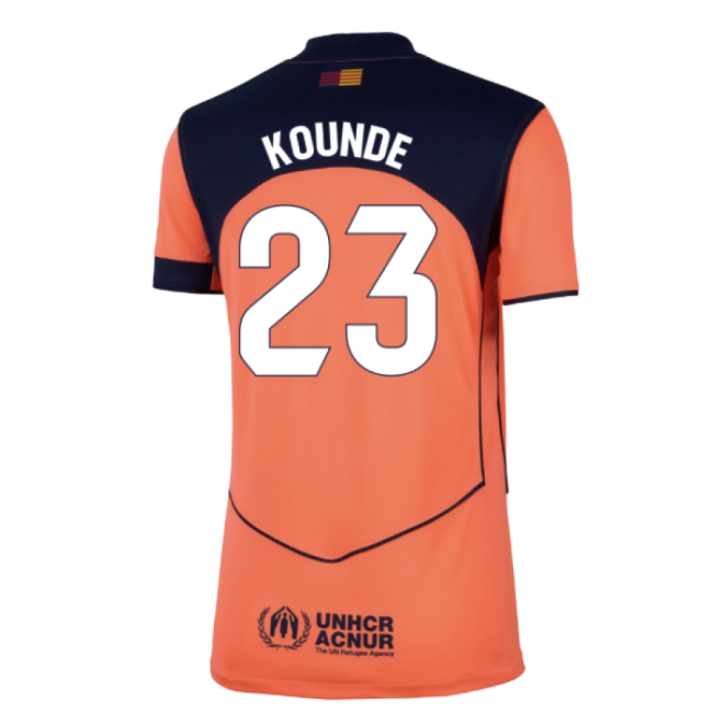 2025-2026 Barcelona Third Shirt (Womens) (Kounde 23)-Vantage Point Soccer