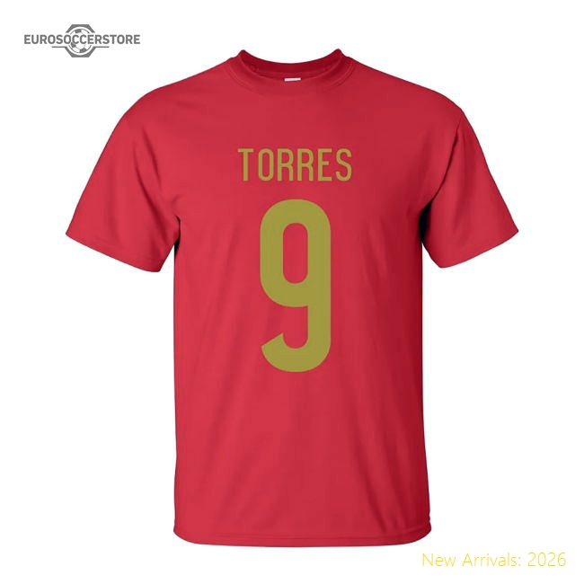Fernando Torres Spain Hero T-shirt (red)-Vantage Point Soccer