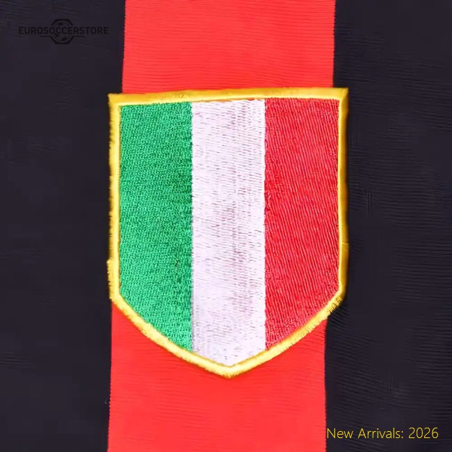 A C Milan 1950-1960s Retro Football Shirt-Vantage Point Soccer