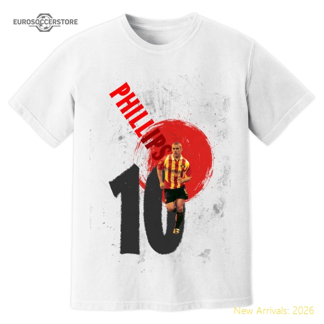 Kevin Phillips Sunderland Premier League Legend T-Shirt (White)-Vantage Point Soccer