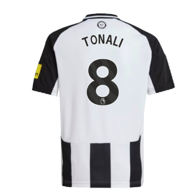 2024-2025 Newcastle United Home Shirt (Kids) (Tonali 8)-Vantage Point Soccer
