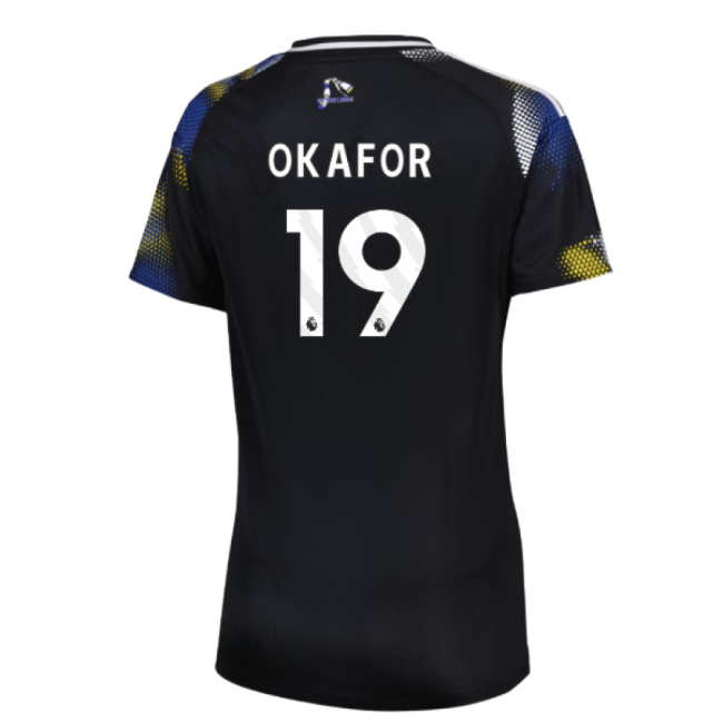 2025-2026 Leeds United Third Shirt (Womens) (Okafor 19)-Vantage Point Soccer