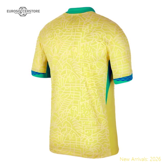 2024-2025 Brazil Home Dri-Fit ADV Match Shirt (Bruno G. 5)-Vantage Point Soccer