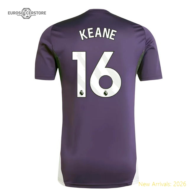 2025-2026 Man Utd Training Jersey (Aurora Plum) (Keane 16)-Vantage Point Soccer