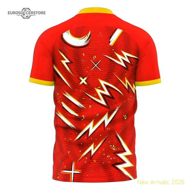 2025-2026 Spain Home Pre-Match Concept Shirt Womens-Vantage Point Soccer