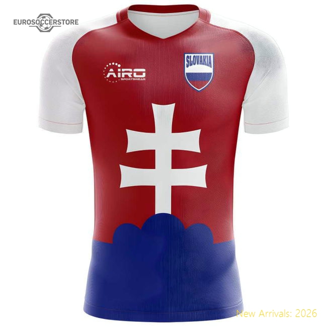 2025-2026 Slovakia Home Concept Football Shirt-Vantage Point Soccer