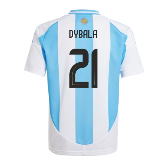 2024-2025 Argentina Home Shirt (Kids) (DYBALA 21)-Vantage Point Soccer