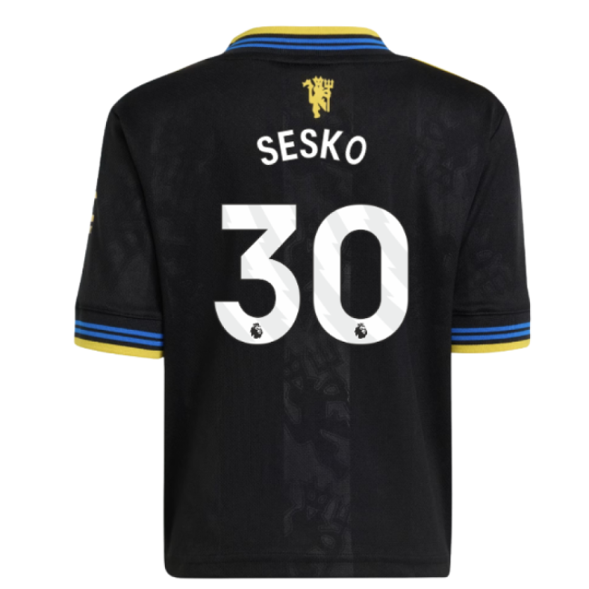 2025-2026 Manchester United Third Mini Kit (Sesko 30)-Vantage Point Soccer