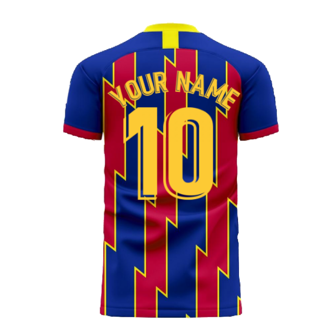 Catalonia 2025-2026 Home Concept Football Kit (Libero) (Your Name)-Vantage Point Soccer