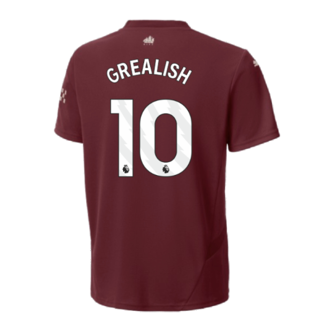 2024-2025 Man City Third Shirt (Kids) (Grealish 10)-Vantage Point Soccer