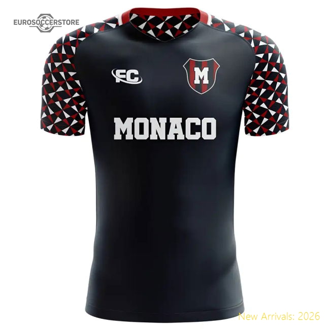 Monaco 2022-2023 Away Concept Football Kit-Vantage Point Soccer