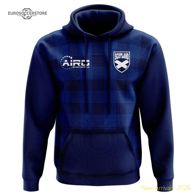 2025-2026 Scotland Tartan Concept Football Hoody (Kids)-Vantage Point Soccer