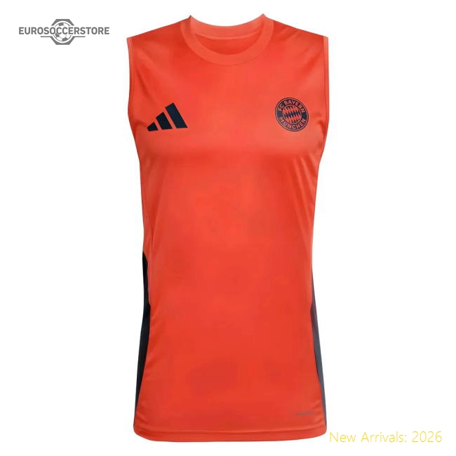 2025-2026 Bayern Munich Sleeveless Jersey (Easy Coral)-Vantage Point Soccer