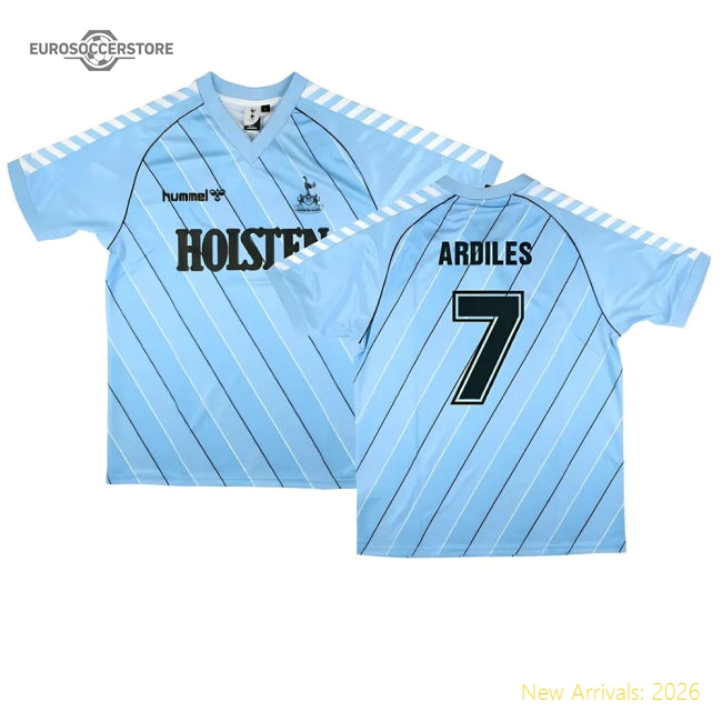 Tottenham 1985/87 Retro Hummel Away Shirt (Ardiles 7)-Vantage Point Soccer