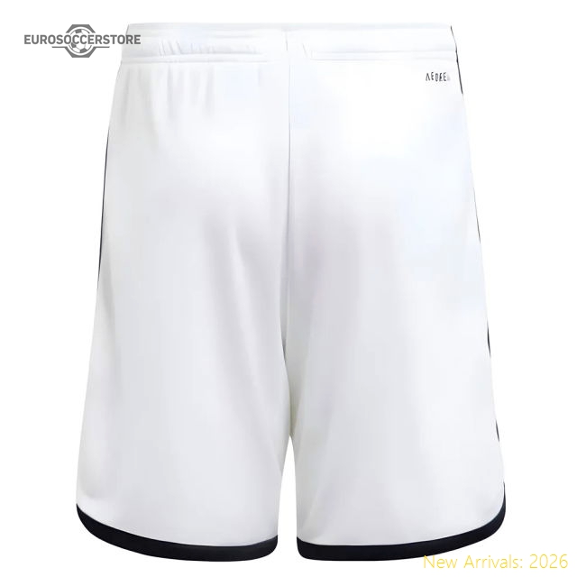 2023-2024 Juventus Away Shorts (White) - Kids-Vantage Point Soccer