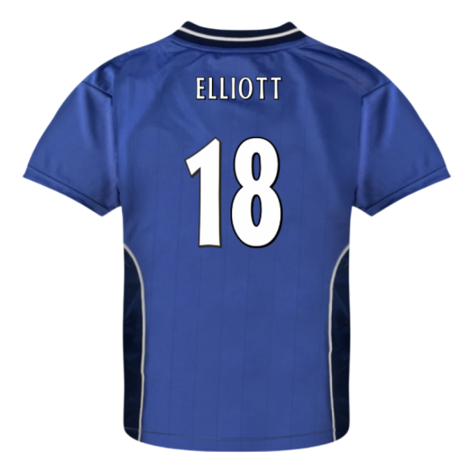 Leicester City 2002 Home Retro Shirt (Elliott 18)-Vantage Point Soccer