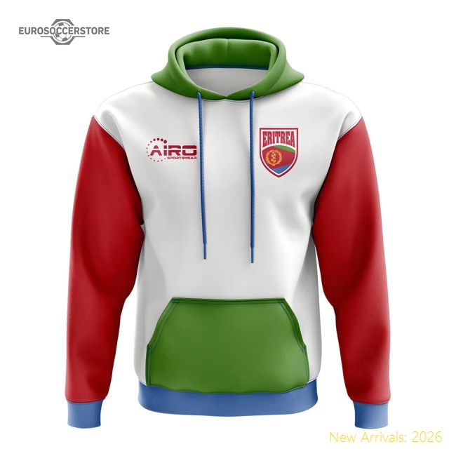 Eritrea Concept Country Football Hoody (White)-Vantage Point Soccer