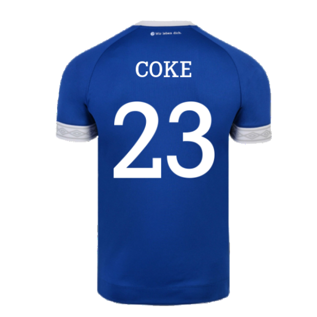 Schalke 2018-19 Home Shirt ((Mint) XXL) (Coke 23)-Vantage Point Soccer