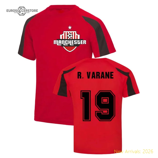 Raphael Varane Man Utd Sports Training Jersey (Red)-Vantage Point Soccer