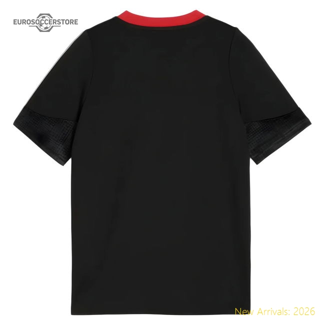 2025-2026 AC Milan Training Jersey (Black) - Kids-Vantage Point Soccer
