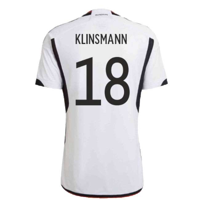 2022-2023 Germany Home Shirt (Kids) (KLINSMANN 18)-Vantage Point Soccer