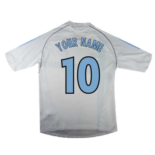 Marseille 2004-05 Home Shirt ((Excellent) L) (Your Name)-Vantage Point Soccer