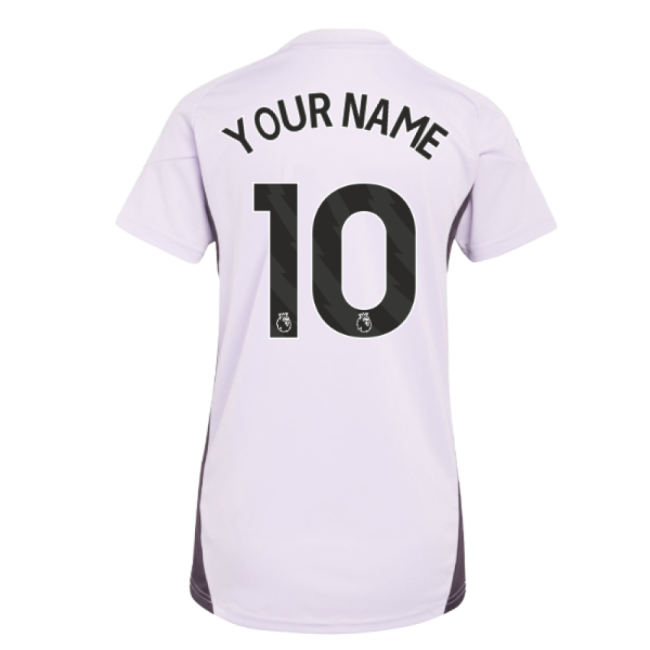 2025-2026 Man Utd Training Jersey (Purple Tint) - Womens (Your Name)-Vantage Point Soccer