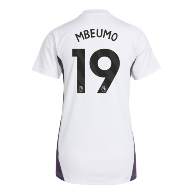 2025-2026 Man Utd Training Jersey (White) - Womens (Mbeumo 19)-Vantage Point Soccer